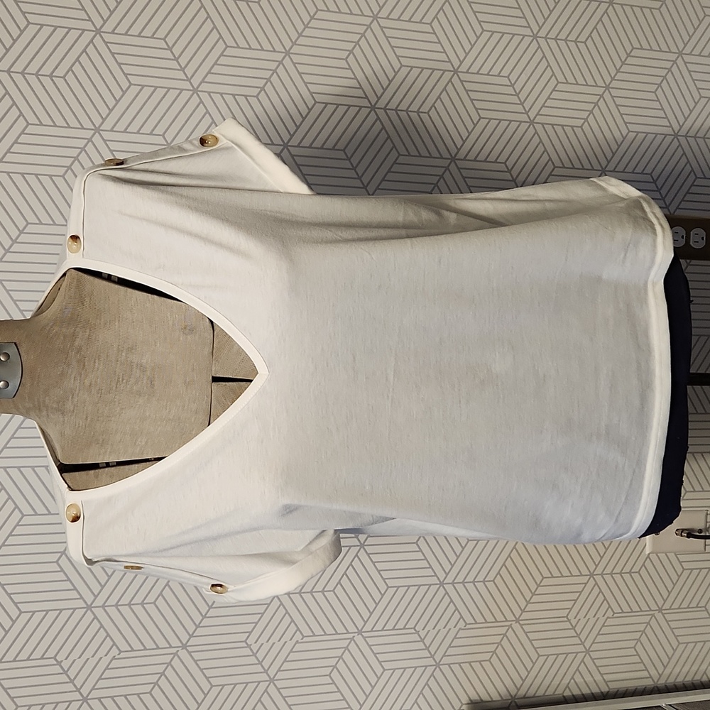 4 for $19 SHEIN Curve White Casual Shirt Blouse Women's Size 1XL